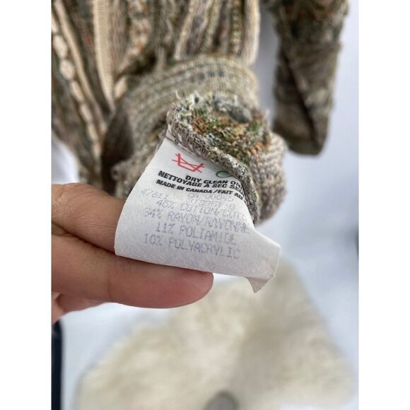 TUNDRA CANADA COOGI COSBY GRANDPA STYLE 3D PULLOVERSWEATER - Picture 5 of 6